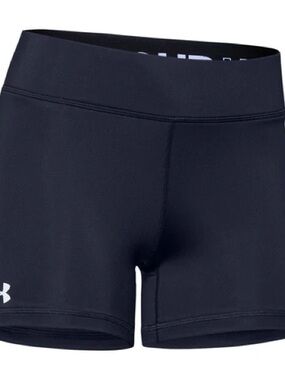 UNDER ARMOUR TEAM SHORTY 4" WOMEN'S SHORTS (navy blue)